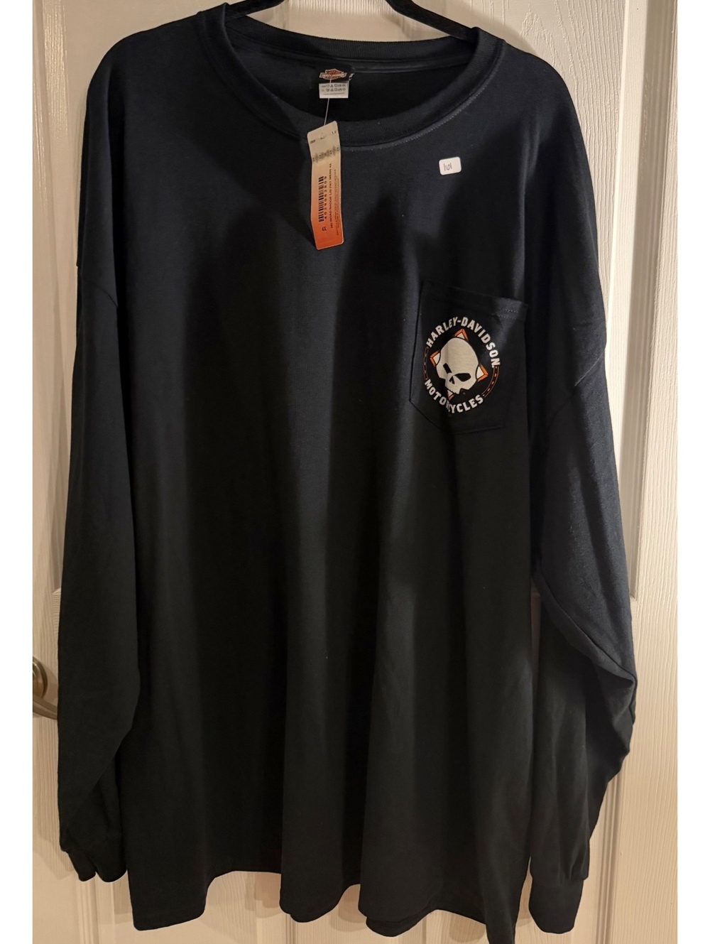 Harley-Davidson Men's Long Sleeve Black Graphic T-Shirt Size 4XL New with Tags